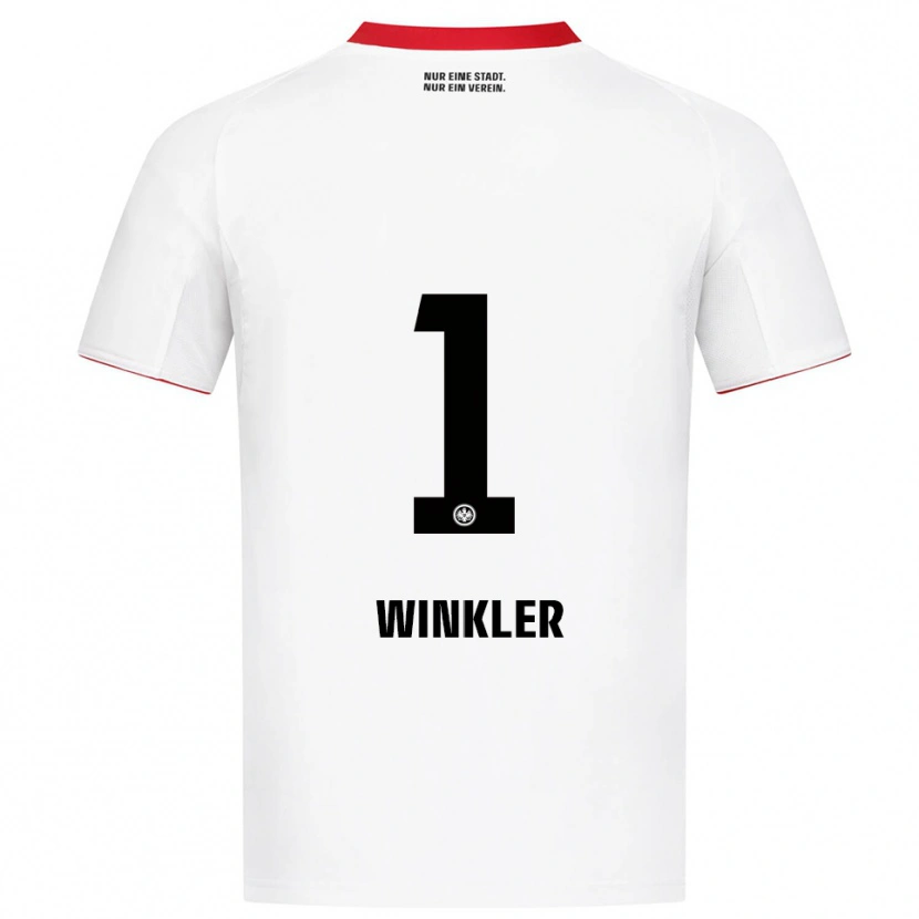 Danxen Kinder Sophia Winkler #1 Weiß Rot Auswärtstrikot Trikot 2025/26 T-Shirt