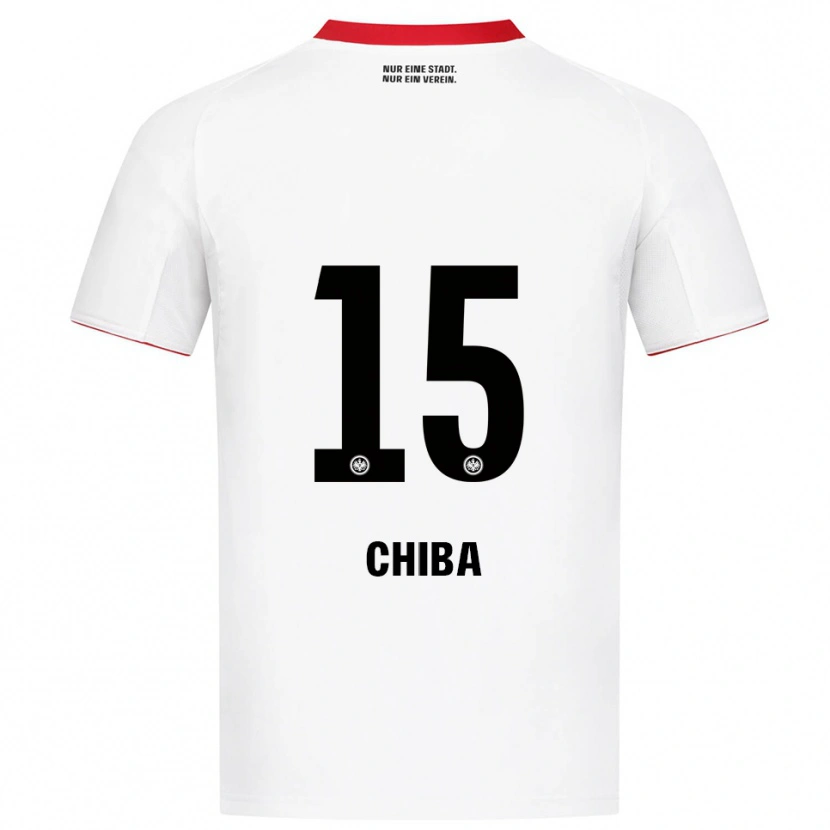 Danxen Kinder Remina Chiba #15 Weiß Rot Auswärtstrikot Trikot 2025/26 T-Shirt