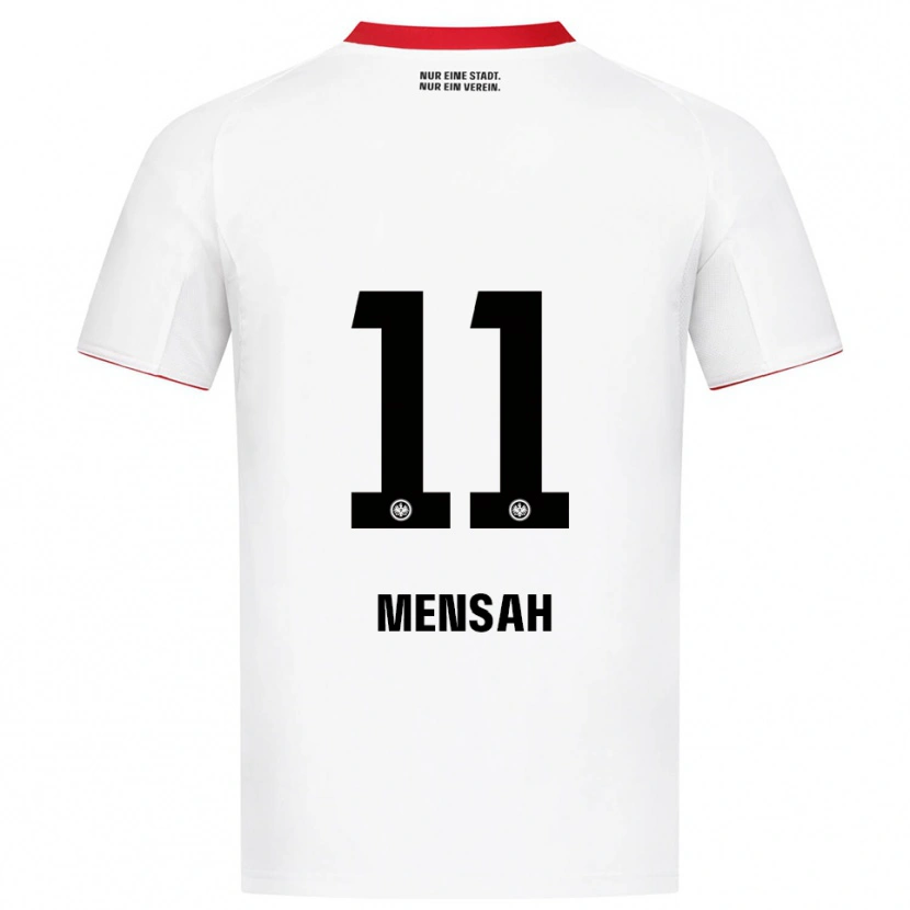 Danxen Kinder Keziah Oteng-Mensah #11 Weiß Rot Auswärtstrikot Trikot 2025/26 T-Shirt