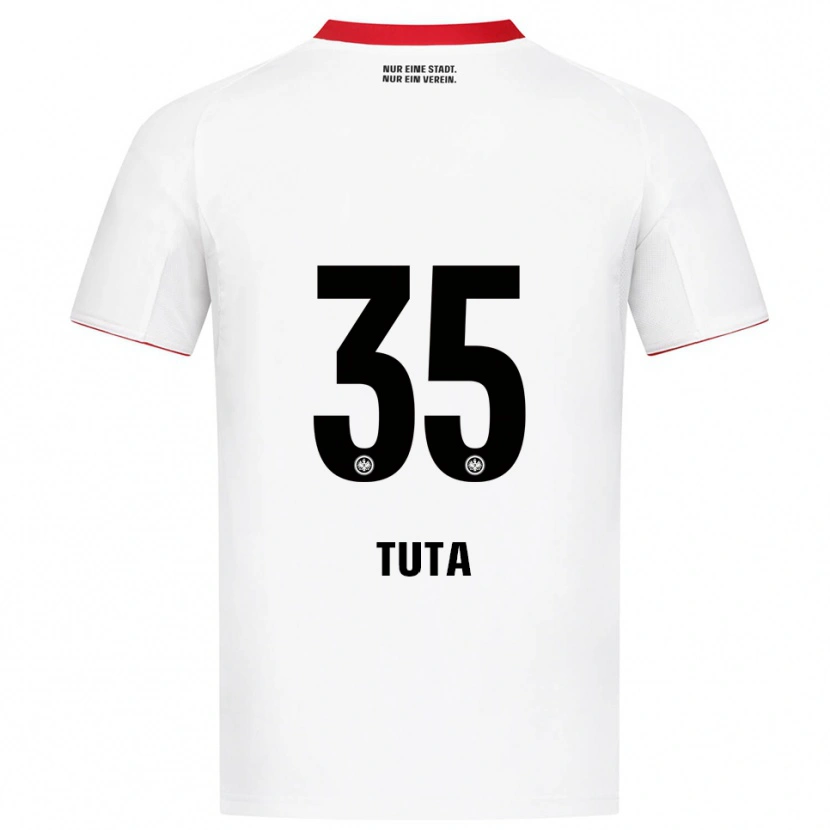 Danxen Kinder Tuta #35 Weiß Rot Auswärtstrikot Trikot 2025/26 T-Shirt