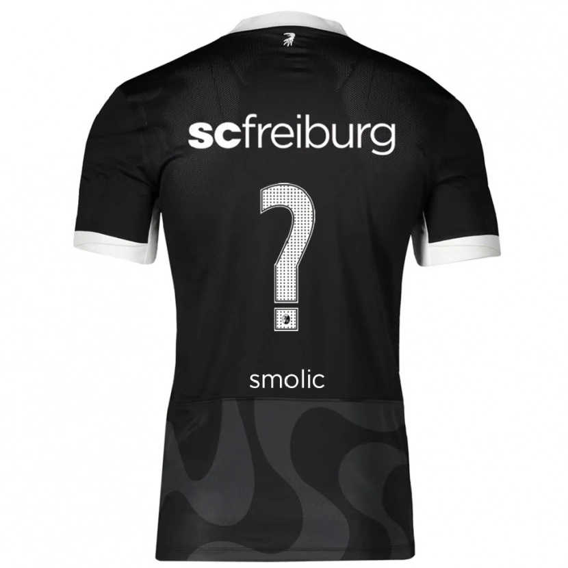 Danxen Kinder Milan Smolic #0 Schwarz Weiß Auswärtstrikot Trikot 2025/26 T-Shirt