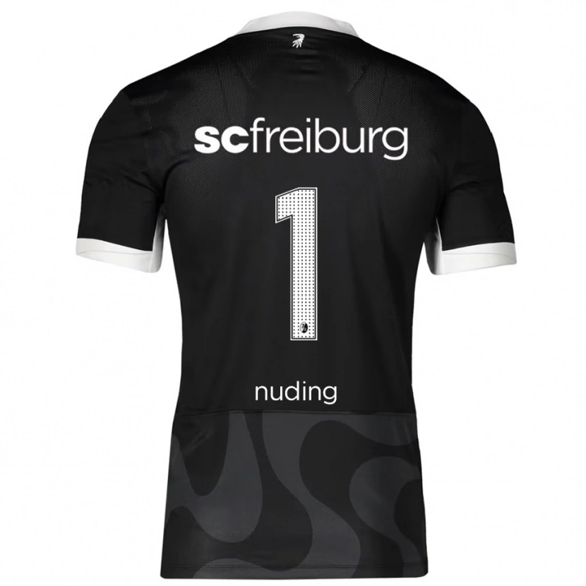 Danxen Kinder Lena Nuding #1 Schwarz Weiß Auswärtstrikot Trikot 2025/26 T-Shirt