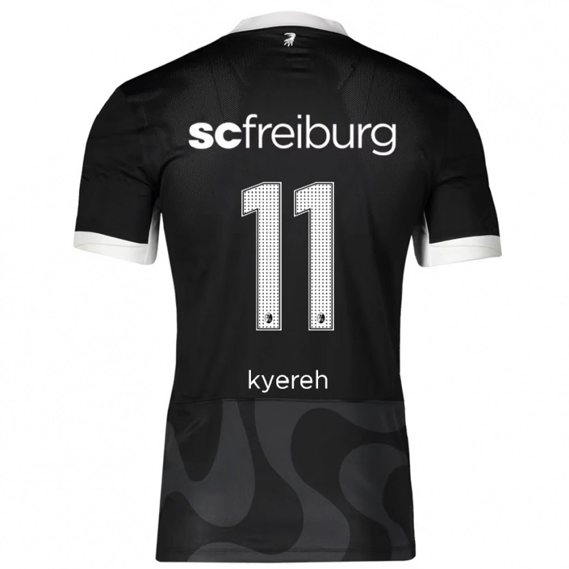 Danxen Kinder Daniel-Kofi Kyereh #11 Schwarz Weiß Auswärtstrikot Trikot 2025/26 T-Shirt