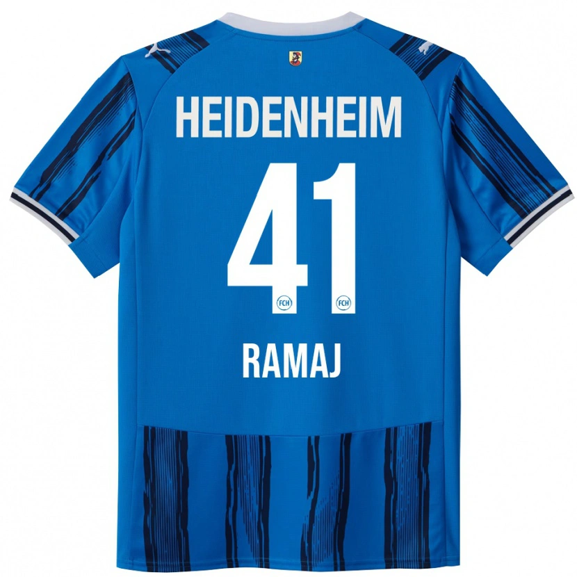 Danxen Kinder Diant Ramaj #41 Blau Marineblau Auswärtstrikot Trikot 2025/26 T-Shirt