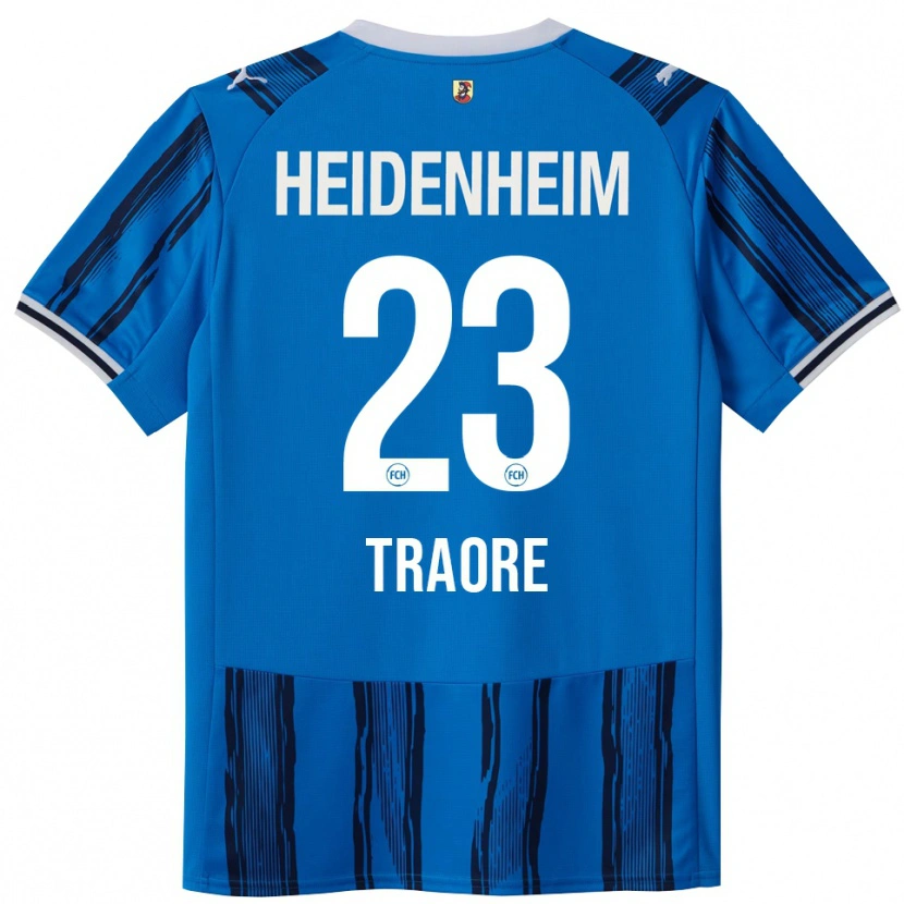 Danxen Kinder Omar Traoré #23 Blau Marineblau Auswärtstrikot Trikot 2025/26 T-Shirt