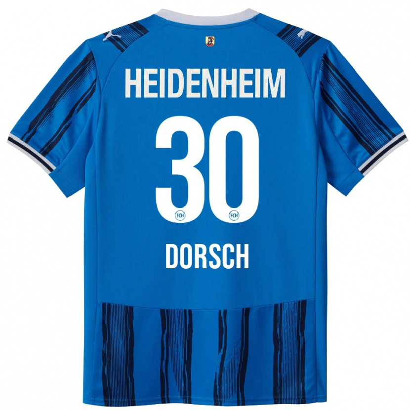 Danxen Kinder Niklas Dorsch #30 Blau Marineblau Auswärtstrikot Trikot 2025/26 T-Shirt