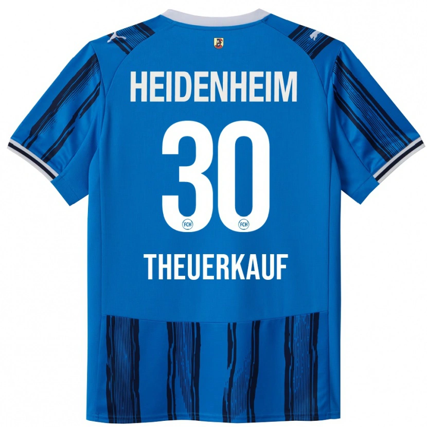 Danxen Kinder Norman Theuerkauf #30 Blau Marineblau Auswärtstrikot Trikot 2025/26 T-Shirt