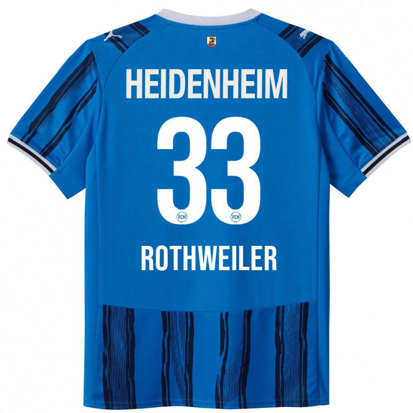 Danxen Kinder Nick Rothweiler #33 Blau Marineblau Auswärtstrikot Trikot 2025/26 T-Shirt