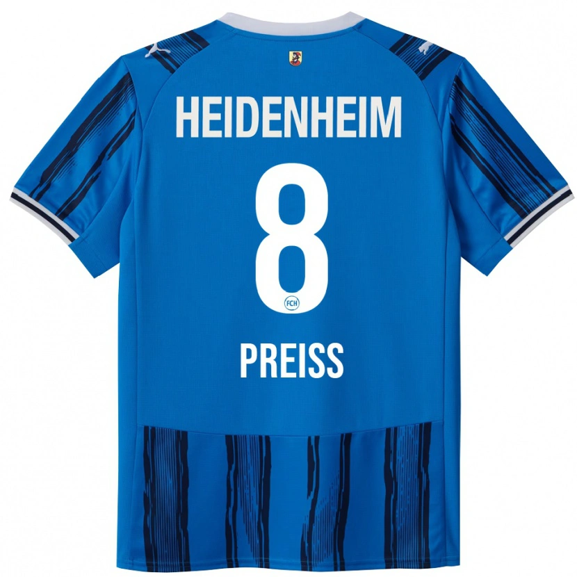 Danxen Kinder Lena Preiß #8 Blau Marineblau Auswärtstrikot Trikot 2025/26 T-Shirt