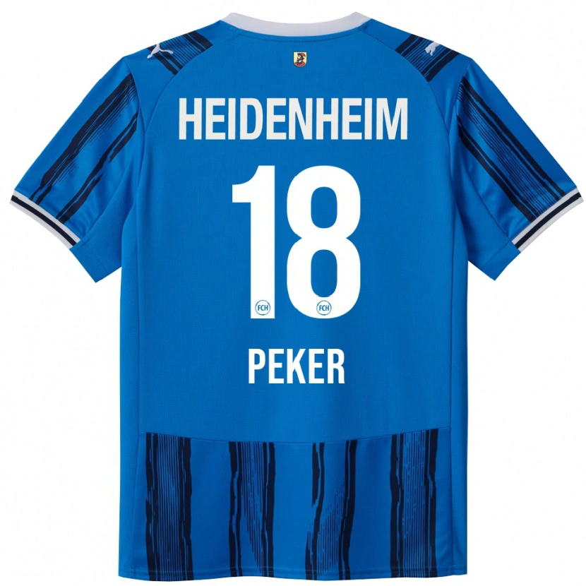 Danxen Kinder Sena Peker #18 Blau Marineblau Auswärtstrikot Trikot 2025/26 T-Shirt