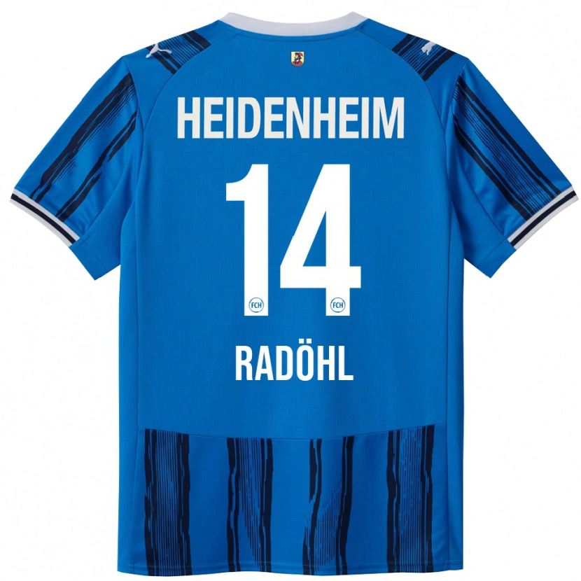 Danxen Kinder Tim Radöhl #14 Blau Marineblau Auswärtstrikot Trikot 2025/26 T-Shirt