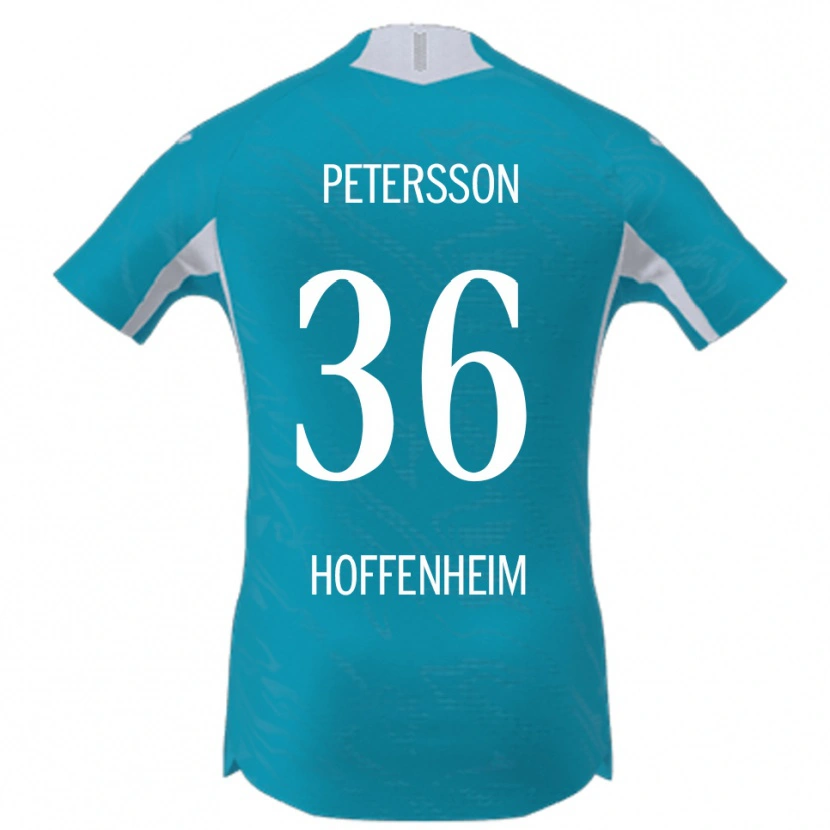 Danxen Kinder Lúkas Petersson #36 Himmelblau Auswärtstrikot Trikot 2025/26 T-Shirt