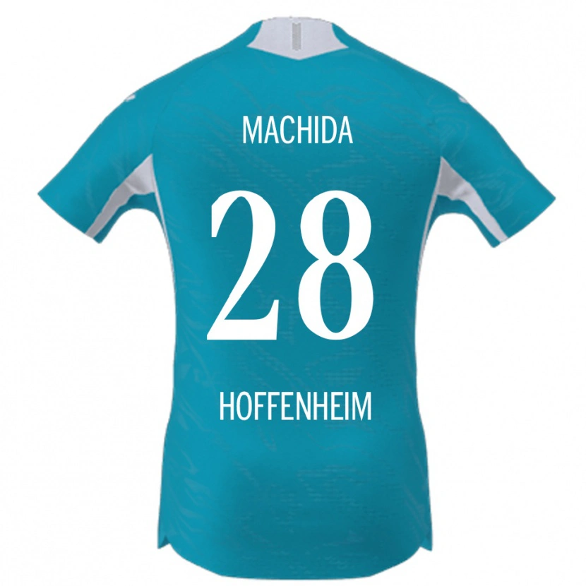 Danxen Kinder Koki Machida #28 Himmelblau Auswärtstrikot Trikot 2025/26 T-Shirt
