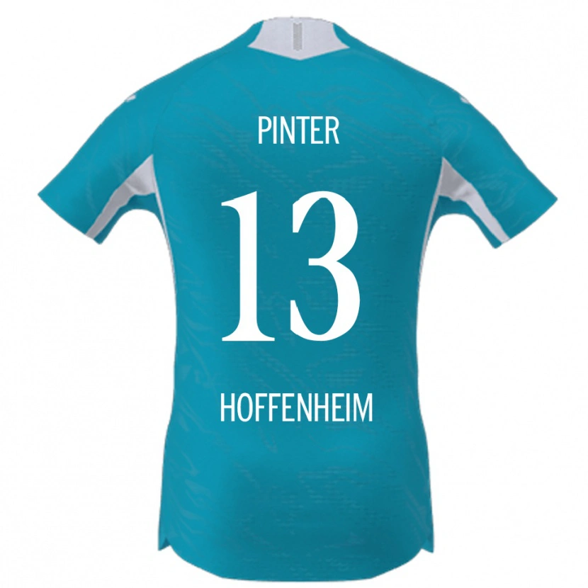 Danxen Kinder Valentein Pinter #13 Himmelblau Auswärtstrikot Trikot 2025/26 T-Shirt