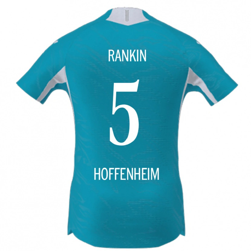 Danxen Kinder Jamilla Rankin #5 Himmelblau Auswärtstrikot Trikot 2025/26 T-Shirt