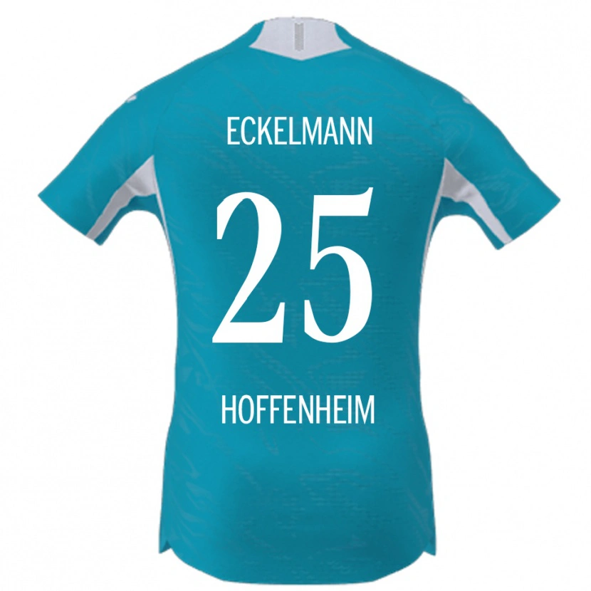 Danxen Kinder Henri Eckelmann #25 Himmelblau Auswärtstrikot Trikot 2025/26 T-Shirt