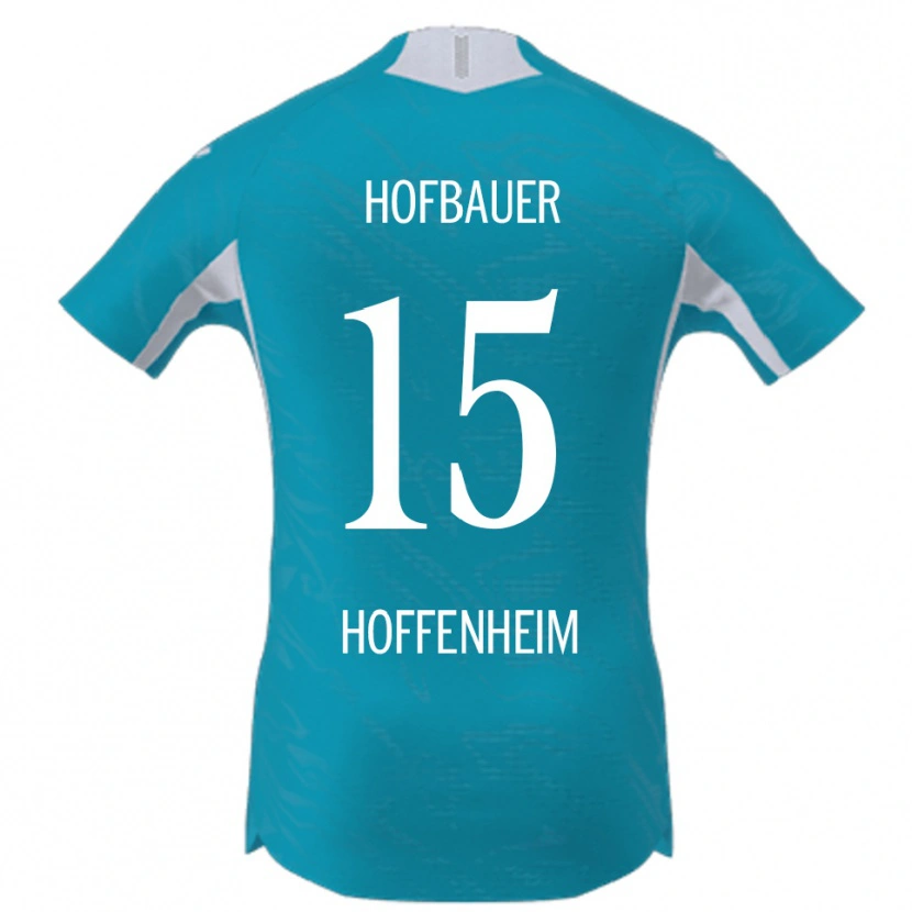 Danxen Kinder Anton Hofbauer #15 Himmelblau Auswärtstrikot Trikot 2025/26 T-Shirt