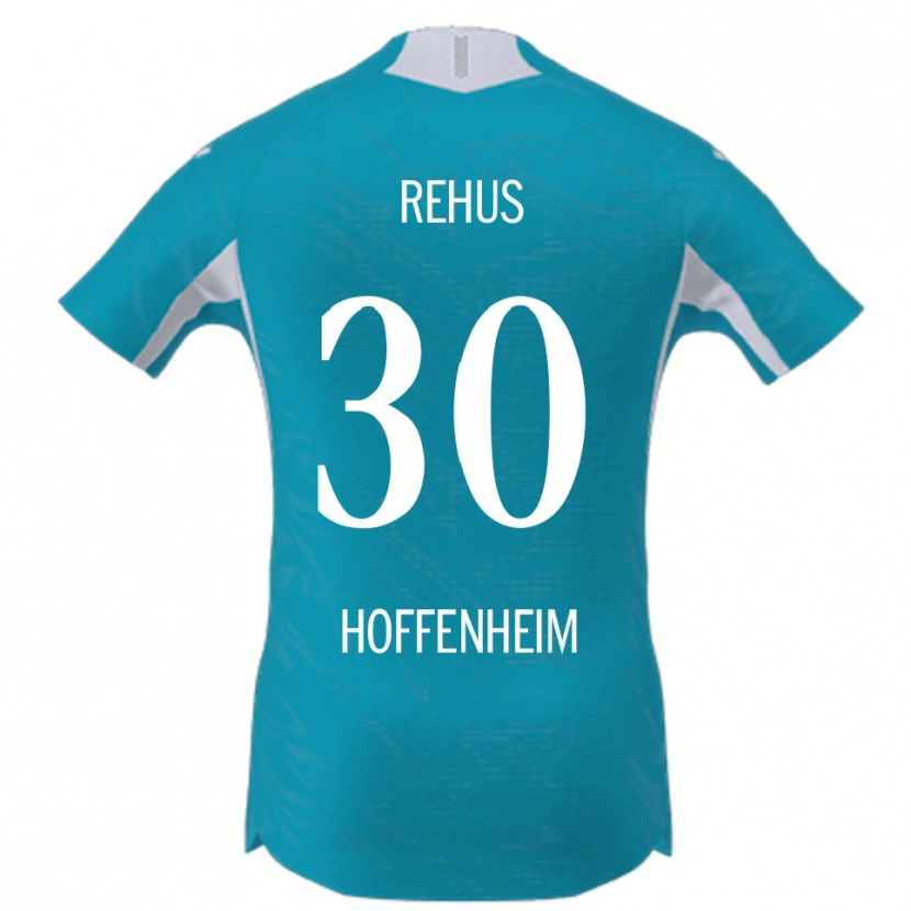 Danxen Kinder Milan Rehus #30 Himmelblau Auswärtstrikot Trikot 2025/26 T-Shirt