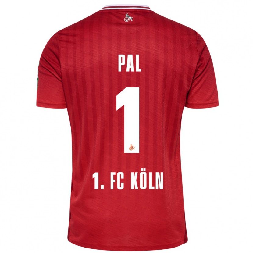 Danxen Kinder Jasmin Pal #1 Rot Weiß Auswärtstrikot Trikot 2025/26 T-Shirt
