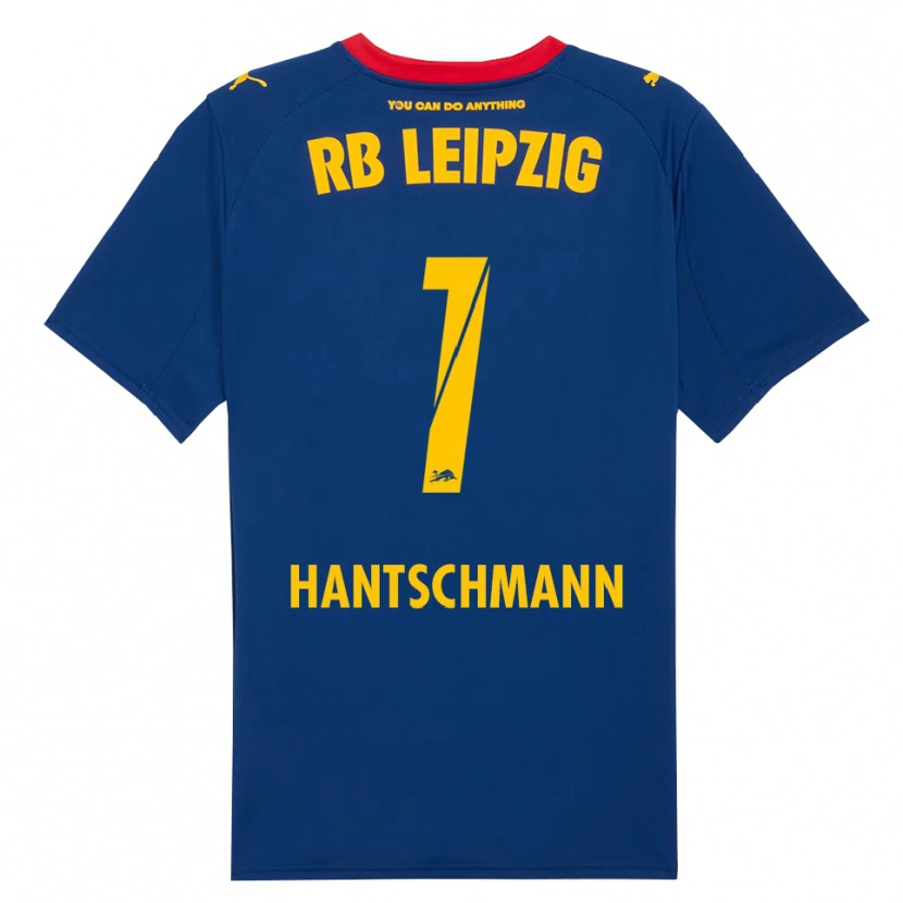 Danxen Kinder Franz Hantschmann #1 Marineblau Rot Auswärtstrikot Trikot 2025/26 T-Shirt