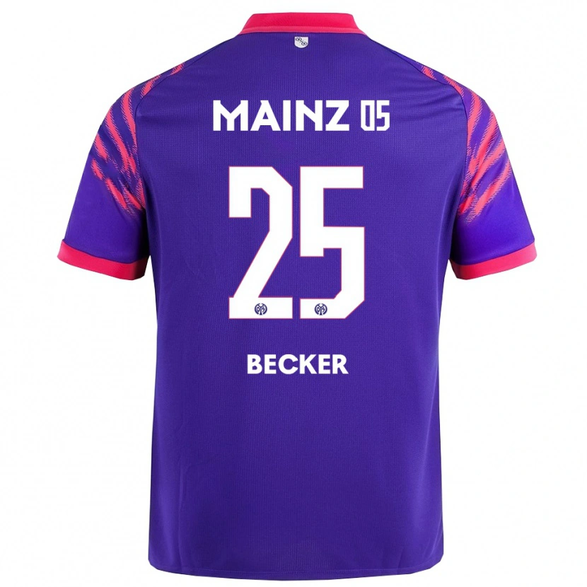 Danxen Kinder Kathrin Becker #25 Marineblau Pink Auswärtstrikot Trikot 2025/26 T-Shirt
