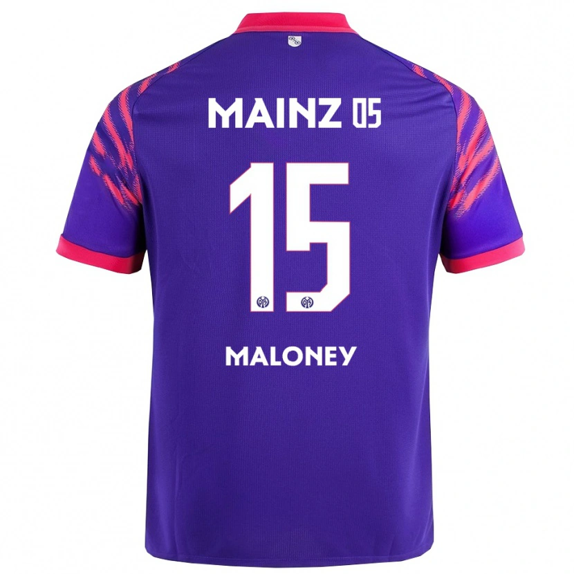 Danxen Kinder Lennard Maloney #15 Marineblau Pink Auswärtstrikot Trikot 2025/26 T-Shirt
