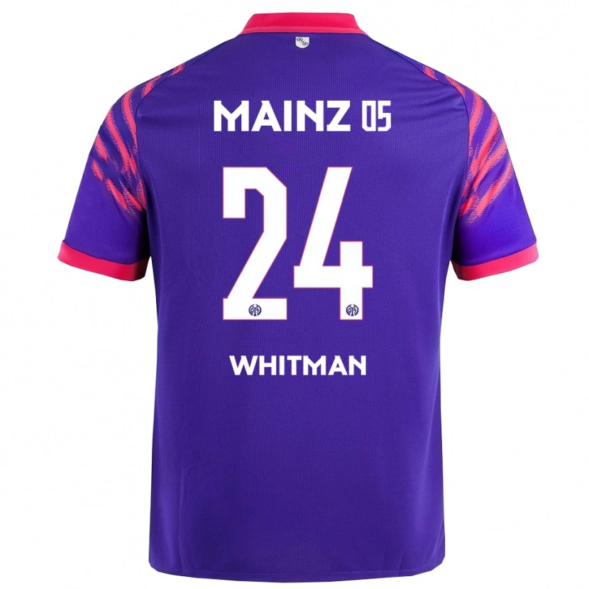 Danxen Kinder Katherine Whitman #24 Marineblau Pink Auswärtstrikot Trikot 2025/26 T-Shirt