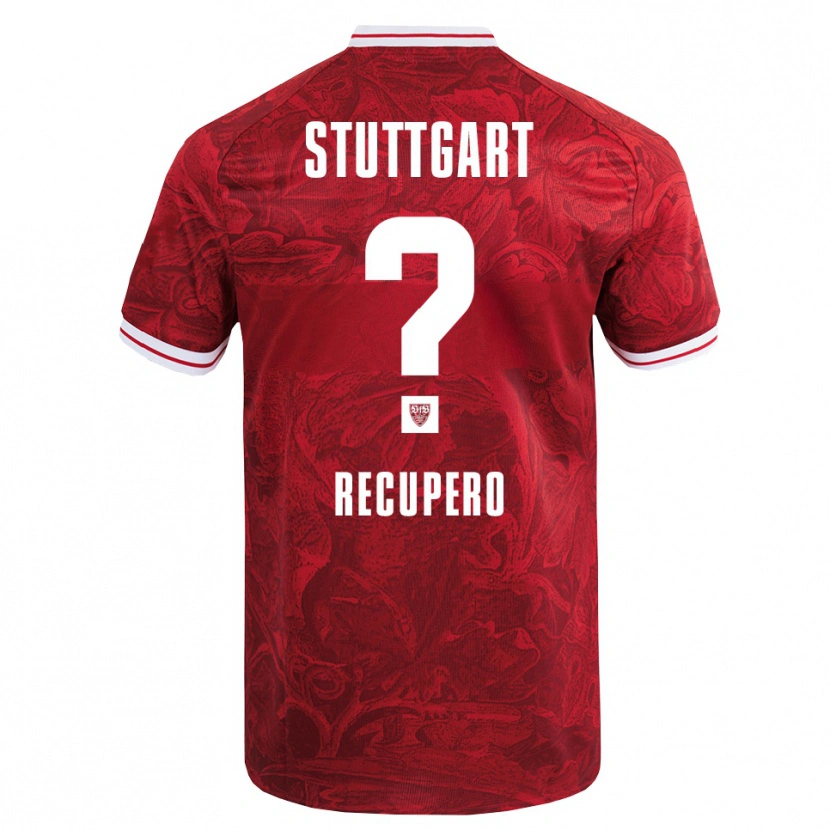 Danxen Kinder William Recupero #0 Rot Schwarz Auswärtstrikot Trikot 2025/26 T-Shirt