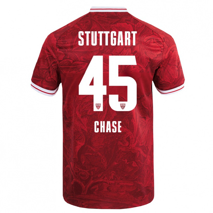 Danxen Kinder Anrie Chase #45 Rot Schwarz Auswärtstrikot Trikot 2025/26 T-Shirt