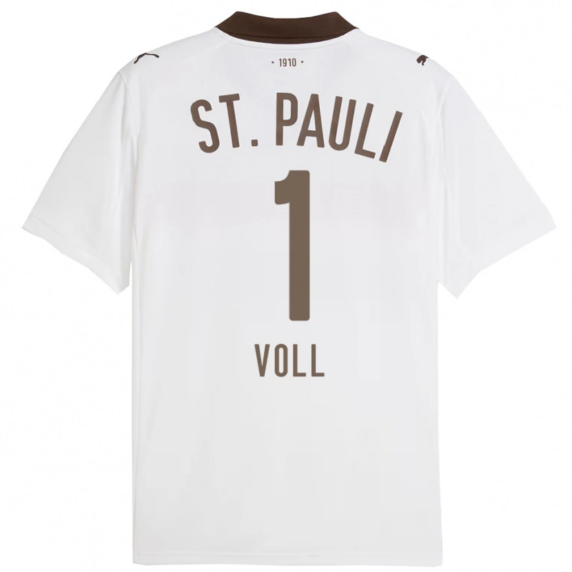 Danxen Kinder Ben Voll #1 Weiß Rot Auswärtstrikot Trikot 2025/26 T-Shirt