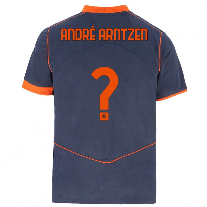 Danxen Kinder Matheo André Arntzen #0 Grau Orange Ausweichtrikot Trikot 2025/26 T-Shirt