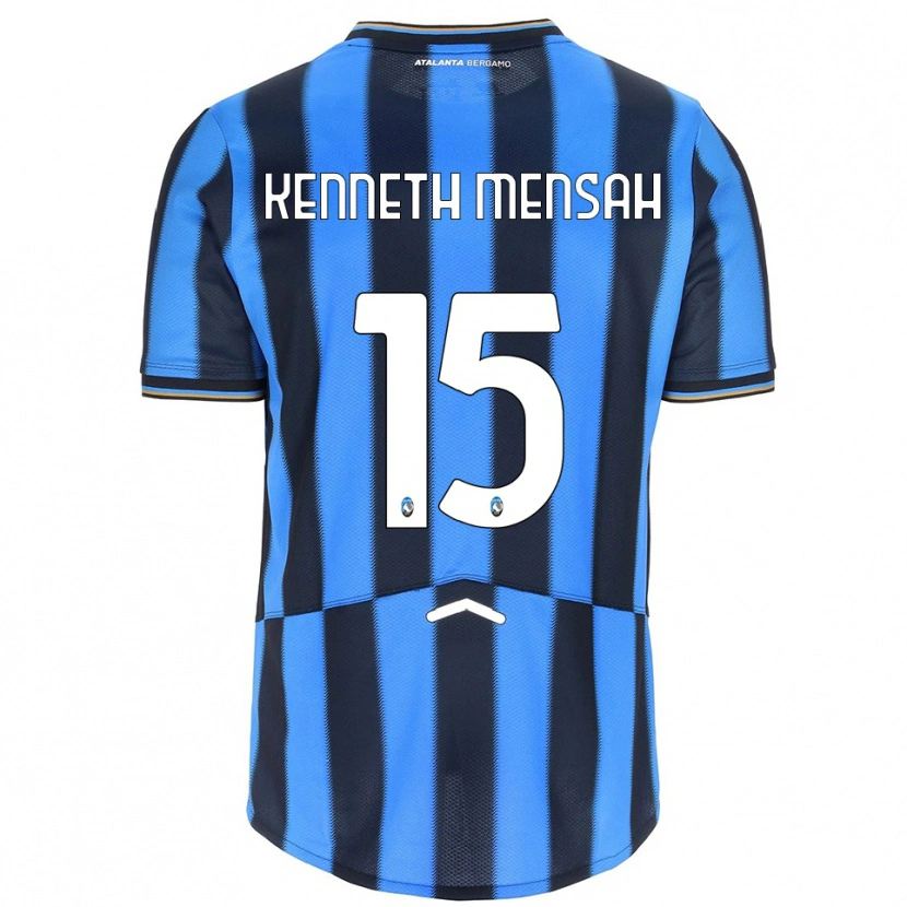 Danxen Herren Anthony Mensah #15 Himmelblau Schwarz Heimtrikot Trikot 2025/26 T-Shirt