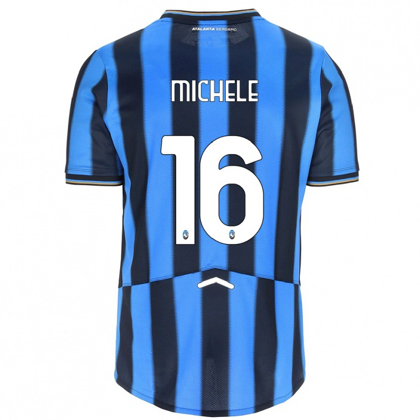 Danxen Herren Michele Rinaldi #16 Himmelblau Schwarz Heimtrikot Trikot 2025/26 T-Shirt