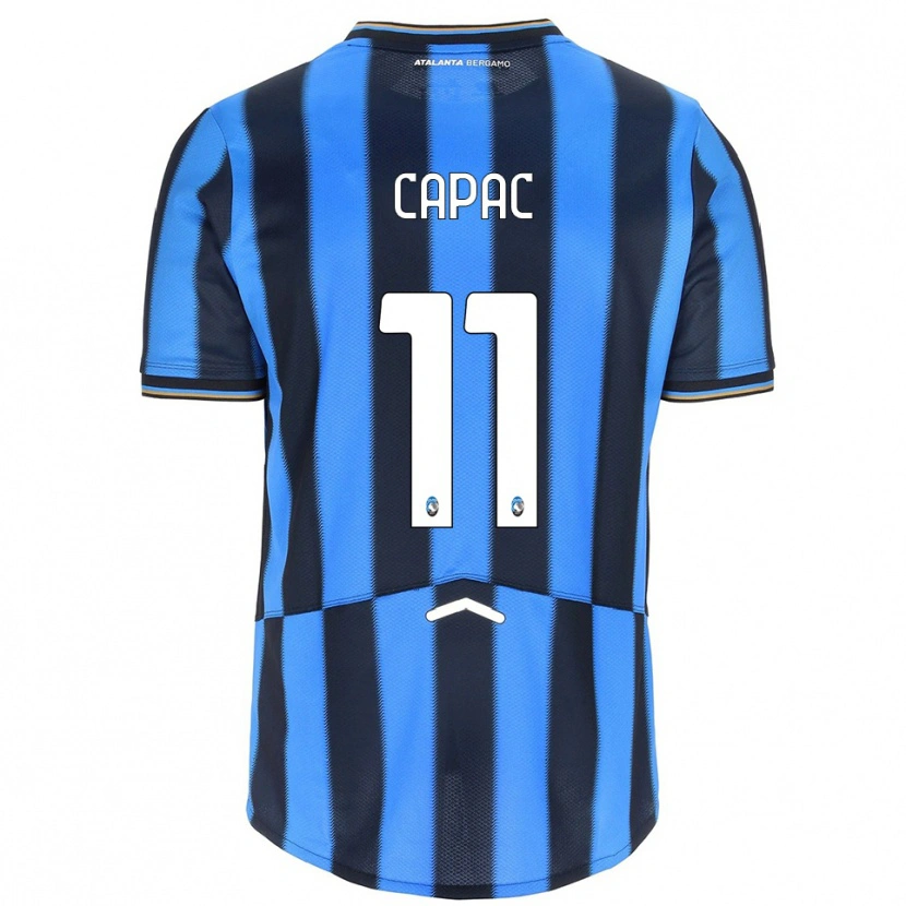 Danxen Herren Alexandru Capac #11 Himmelblau Schwarz Heimtrikot Trikot 2025/26 T-Shirt