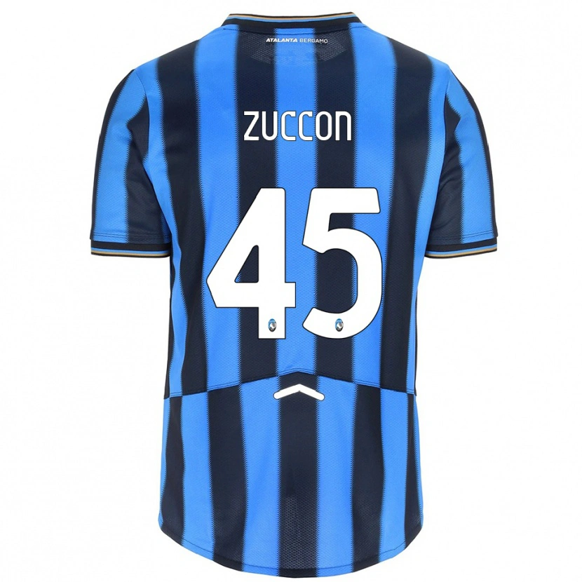 Danxen Herren Federico Zuccon #45 Himmelblau Schwarz Heimtrikot Trikot 2025/26 T-Shirt