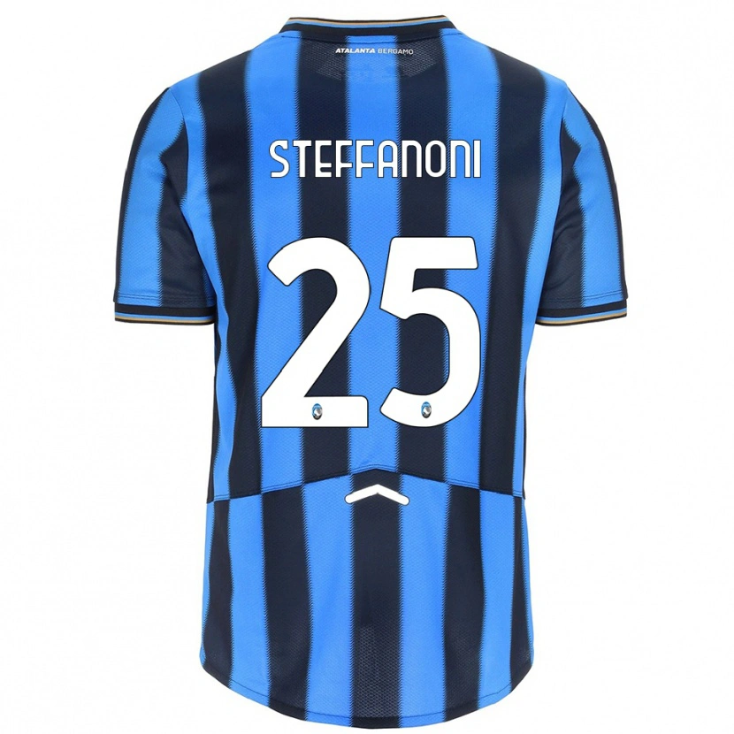 Danxen Herren Federico Steffanoni #25 Himmelblau Schwarz Heimtrikot Trikot 2025/26 T-Shirt