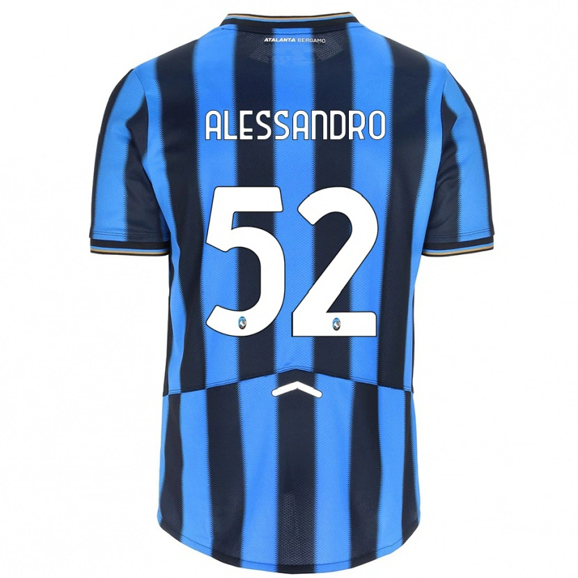 Danxen Herren Alessandro Rinaldi #52 Himmelblau Schwarz Heimtrikot Trikot 2025/26 T-Shirt