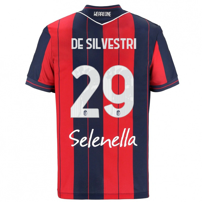 Danxen Herren Lorenzo De Silvestri #29 Rot Marineblau Heimtrikot Trikot 2025/26 T-Shirt
