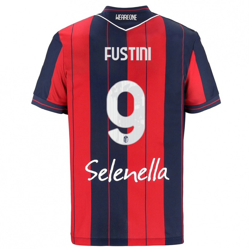 Danxen Herren Kevin Fustini #9 Rot Marineblau Heimtrikot Trikot 2025/26 T-Shirt