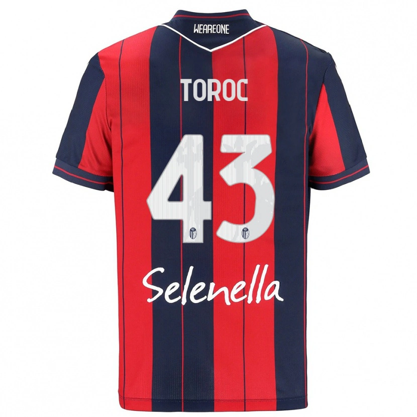 Danxen Herren Andrei Toroc #43 Rot Marineblau Heimtrikot Trikot 2025/26 T-Shirt