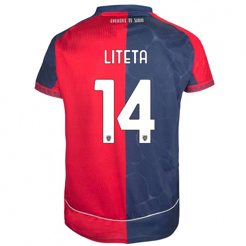 Danxen Herren Joseph Liteta #14 Rot Marineblau Heimtrikot Trikot 2025/26 T-Shirt