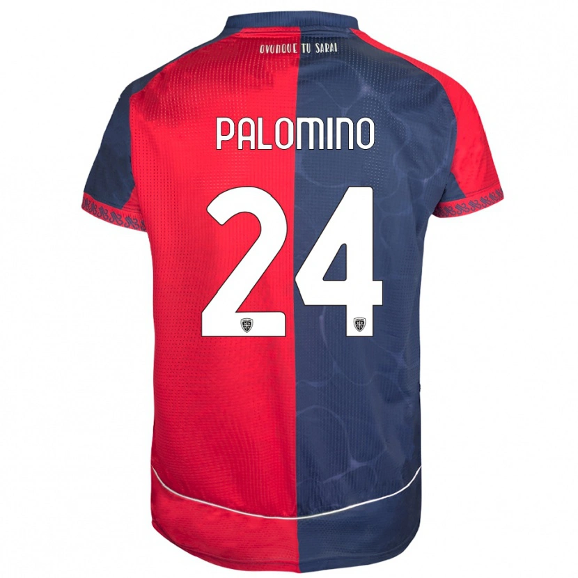 Danxen Herren Jose Luis Palomino #24 Rot Marineblau Heimtrikot Trikot 2025/26 T-Shirt