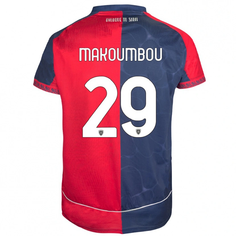Danxen Herren Antoine Makoumbou #29 Rot Marineblau Heimtrikot Trikot 2025/26 T-Shirt