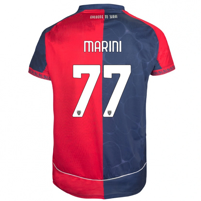 Danxen Herren Matteo Marini #77 Rot Marineblau Heimtrikot Trikot 2025/26 T-Shirt