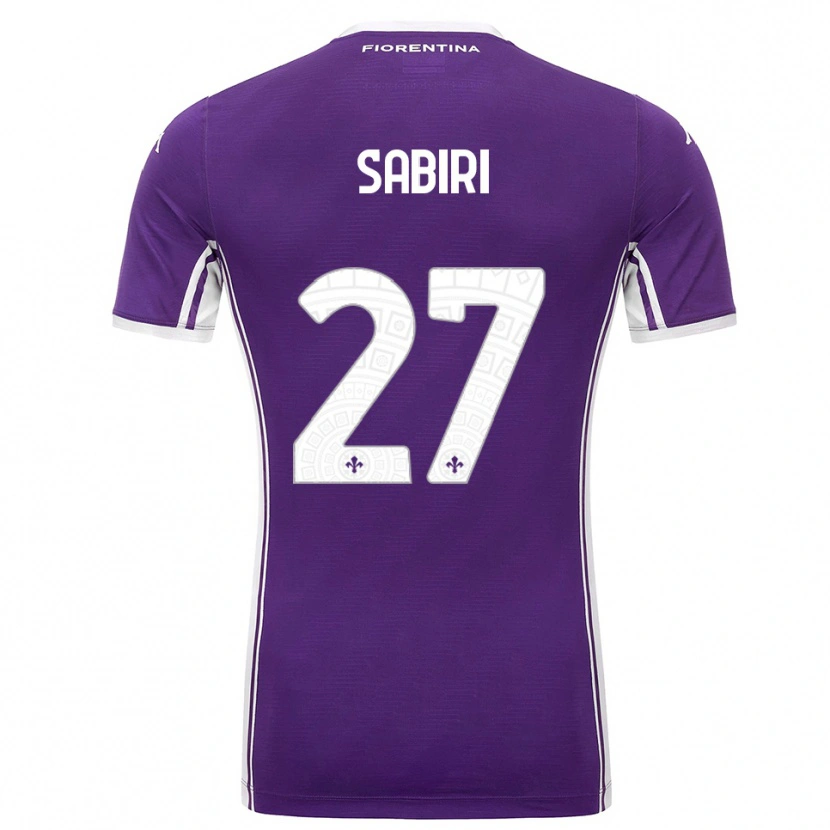 Danxen Herren Abdelhamid Sabiri #27 Lila Weiß Heimtrikot Trikot 2025/26 T-Shirt