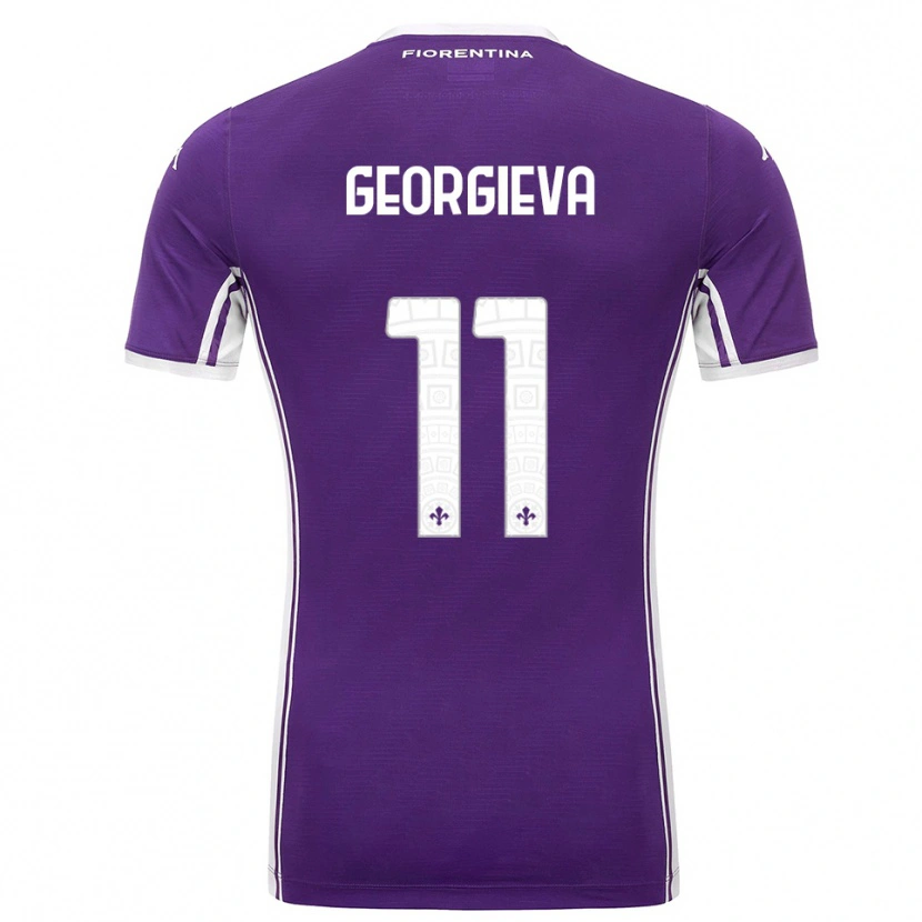 Danxen Herren Marina Georgieva #11 Lila Weiß Heimtrikot Trikot 2025/26 T-Shirt
