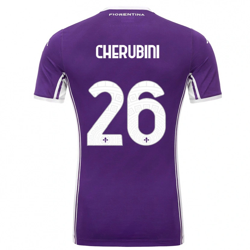 Danxen Herren Maya Cherubini #26 Lila Weiß Heimtrikot Trikot 2025/26 T-Shirt
