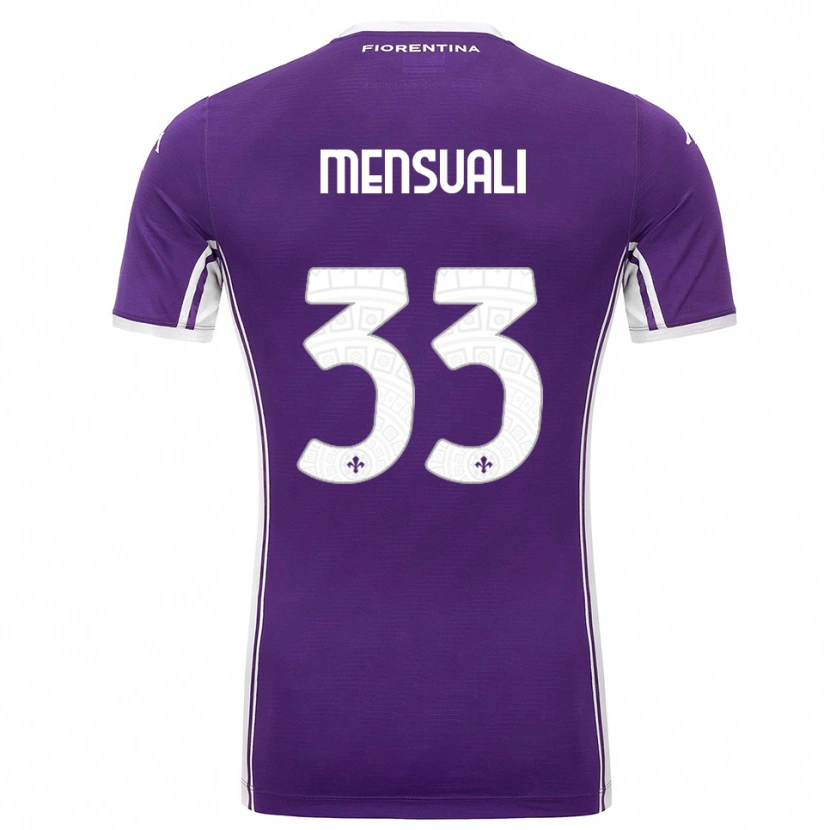 Danxen Herren Alice Mensuali #33 Lila Weiß Heimtrikot Trikot 2025/26 T-Shirt