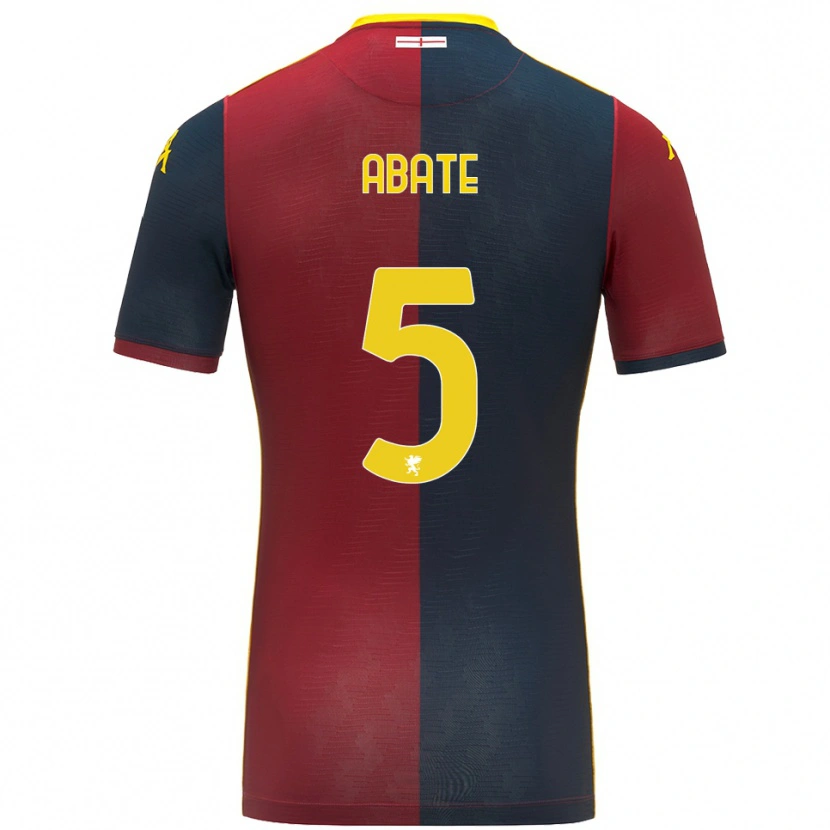 Danxen Herren Giada Abate #5 Rot Königsblau Heimtrikot Trikot 2025/26 T-Shirt