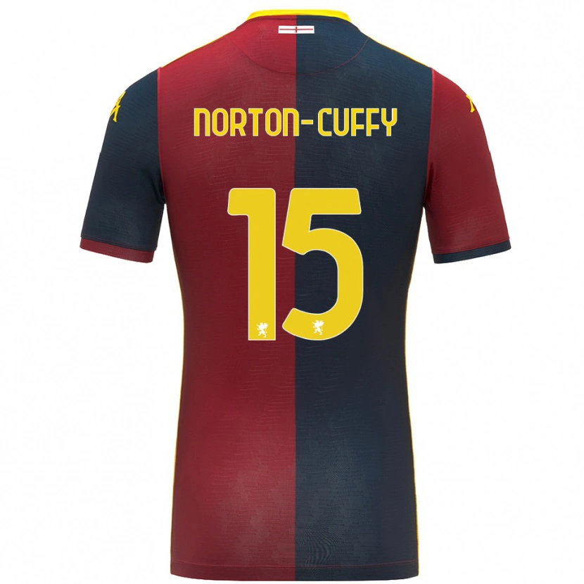 Danxen Herren Brooke Norton-Cuffy #15 Rot Königsblau Heimtrikot Trikot 2025/26 T-Shirt